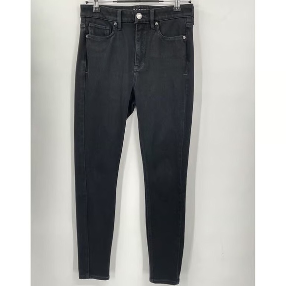SPANX Denim - Spanx Woman's 5 Pockets High-Rise Super Skinny Pants Black S